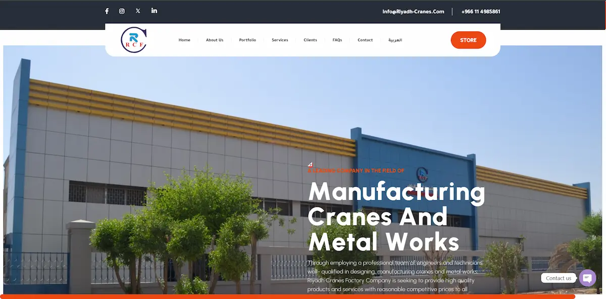 Riyadh Cranes Factory