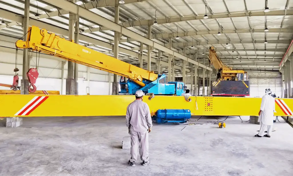 Overhead crane installation
