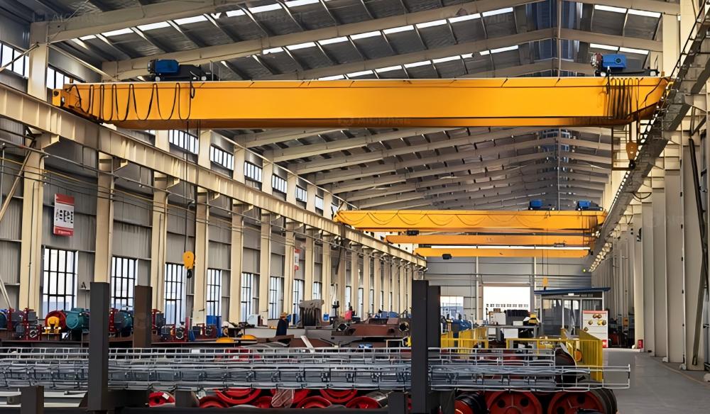 Double girder EOT crane in steel plant-1