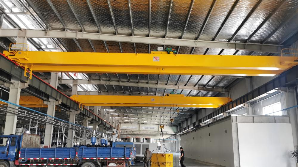 Double girder EOT crane in steel plant-3